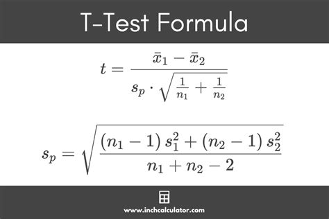 T Value Equation