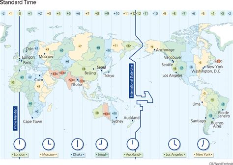 Time Zone Map Japan