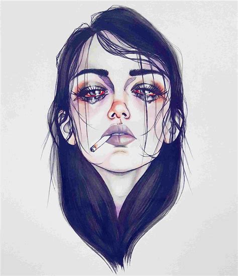 Tumblr Girl Drawing