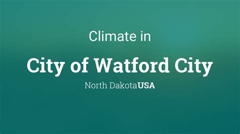 Watford City Weather