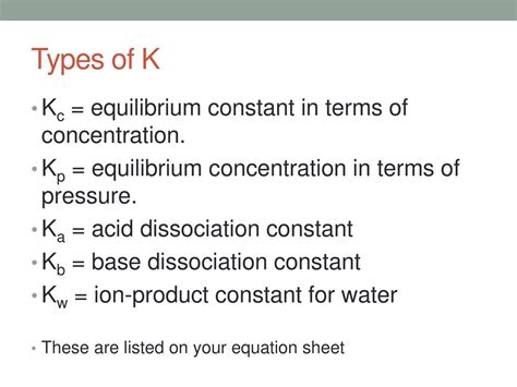 What Does K Stand For In Science