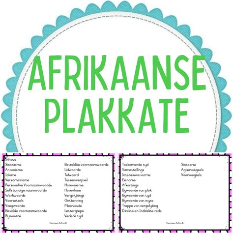 What Does Mean In Afrikaans