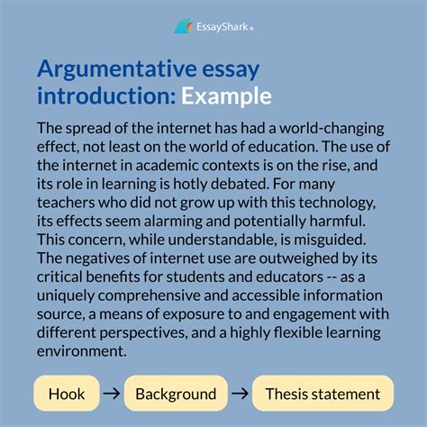 What Is A Introduction In Argumentative Text